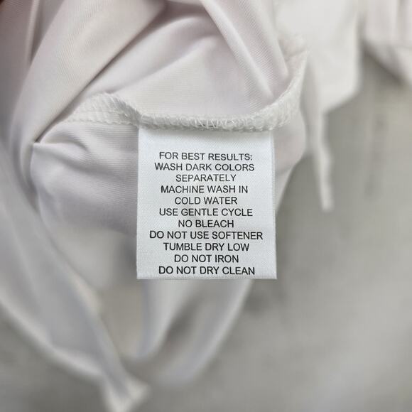 Masters Tech Polo Golf Shirt Mens Large White Performance Apparel NWT - Picture 7 of 11